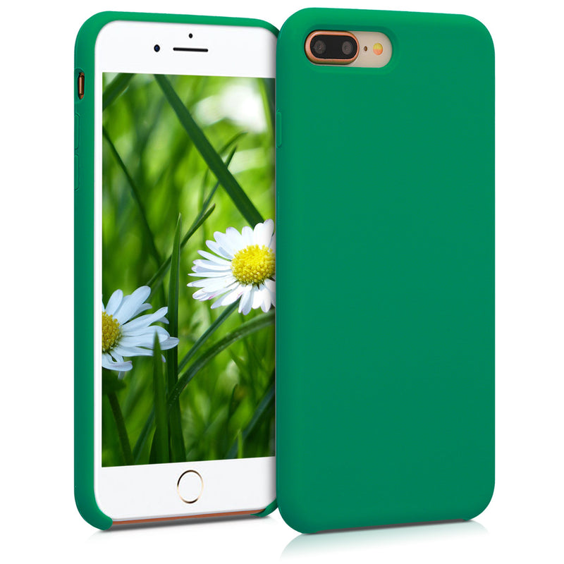 kwmobile Phone Case for Apple iPhone 7 Plus / iPhone 8 Plus Case - Silicone - Wireless Charging - Protective Cover