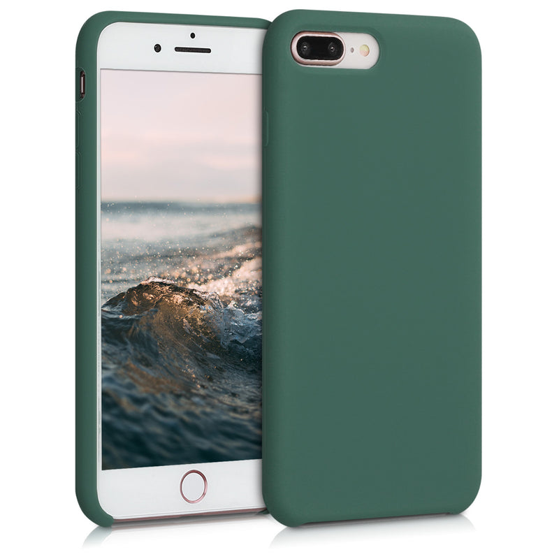 kwmobile Phone Case for Apple iPhone 7 Plus / iPhone 8 Plus Case - Silicone - Wireless Charging - Protective Cover