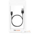 kwmobile compatible with Garmin Vivoactive USB Charging Cable Charger for Smartwatch Fitness Tracker Replacement Cable