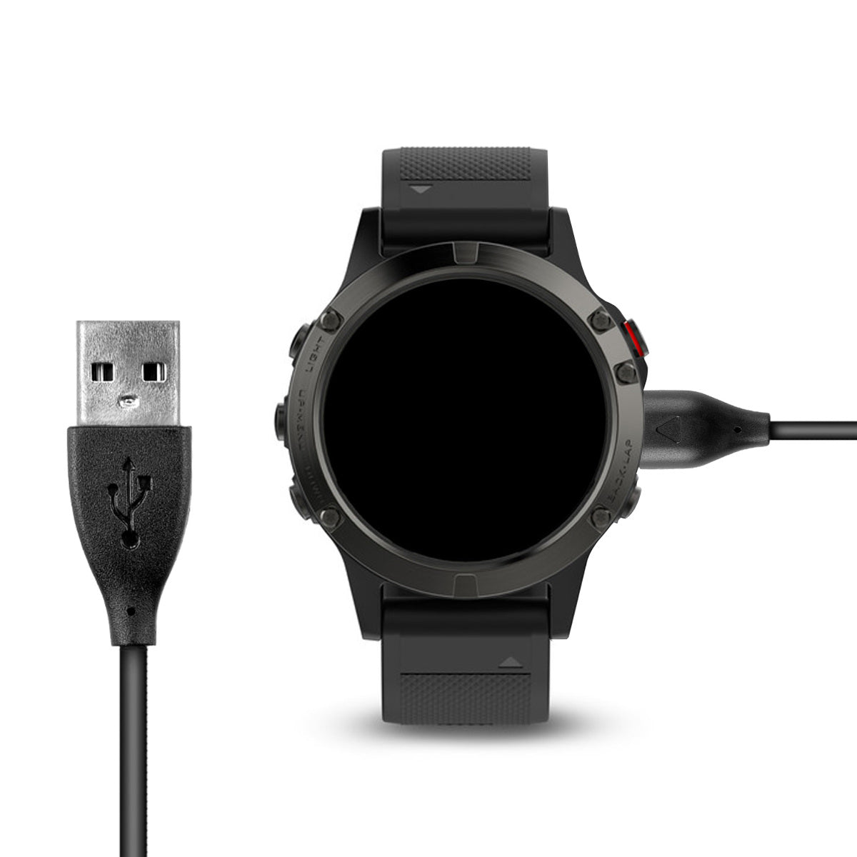 kwmobile compatible with Garmin Vivoactive USB Charging Cable Charger for Smartwatch Fitness Tracker Replacement Cable