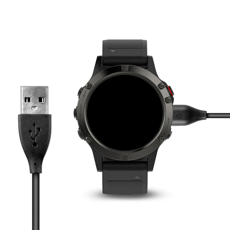 kwmobile compatible with Garmin Vivoactive USB Charging Cable Charger for Smartwatch Fitness Tracker Replacement Cable