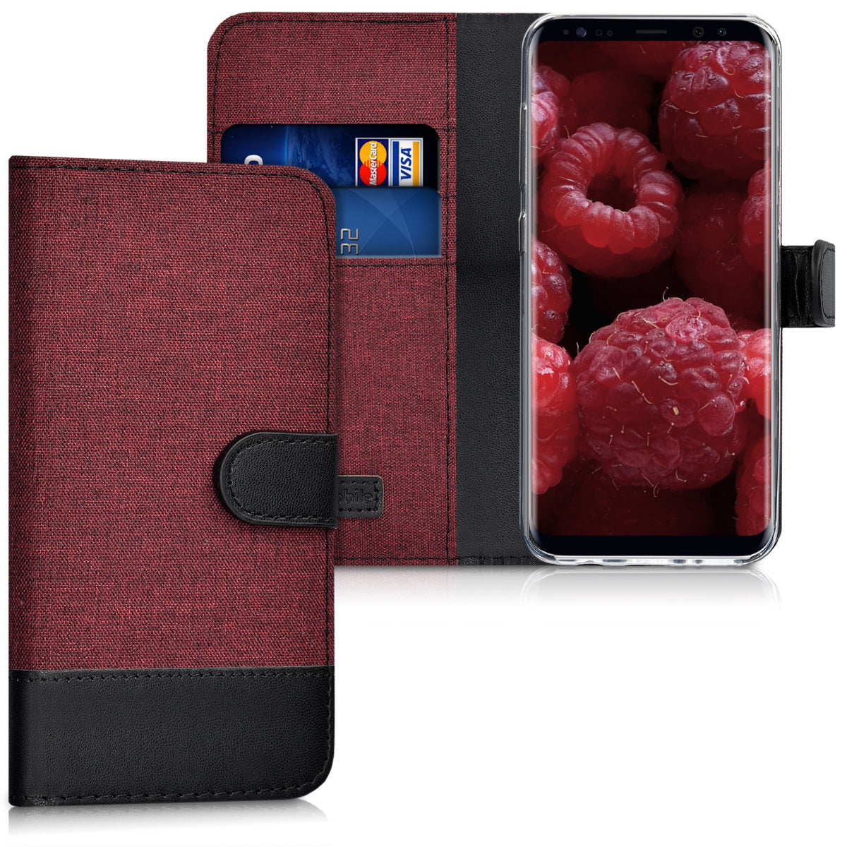 Faux Leather Case compatible with Samsung Galaxy S8