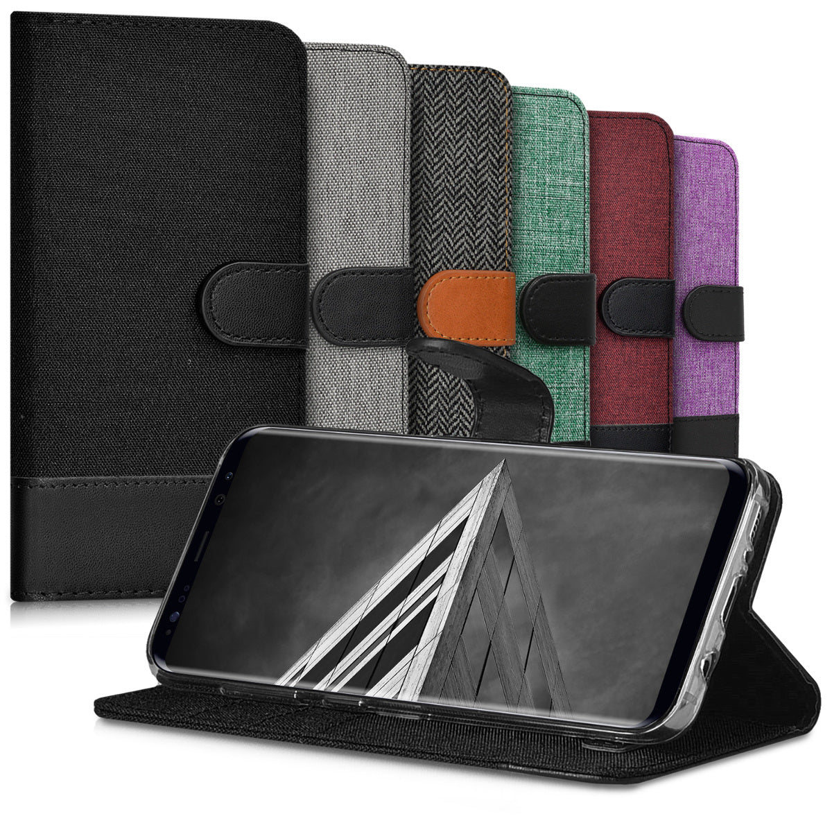 Faux Leather Case compatible with Samsung Galaxy S8