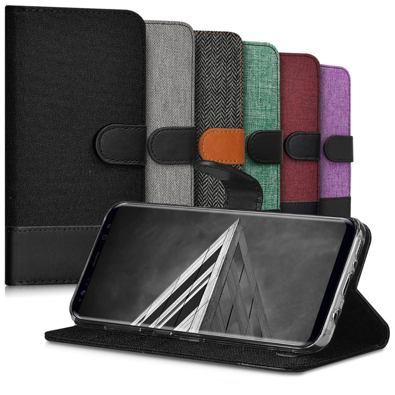 Faux Leather Case compatible with Samsung Galaxy S8