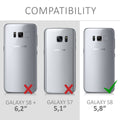 Faux Leather Case compatible with Samsung Galaxy S8