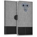 kwmobile Wallet Case compatible with LG G6 - Case with Stand - Phone Cover Card Slots