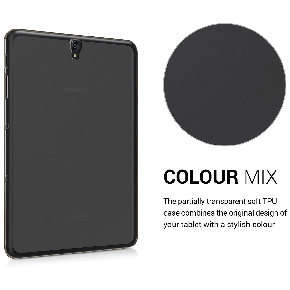 kwmobile Case compatible with Samsung Galaxy Tab S3 9.7 T820 / T825 Tablet Cover