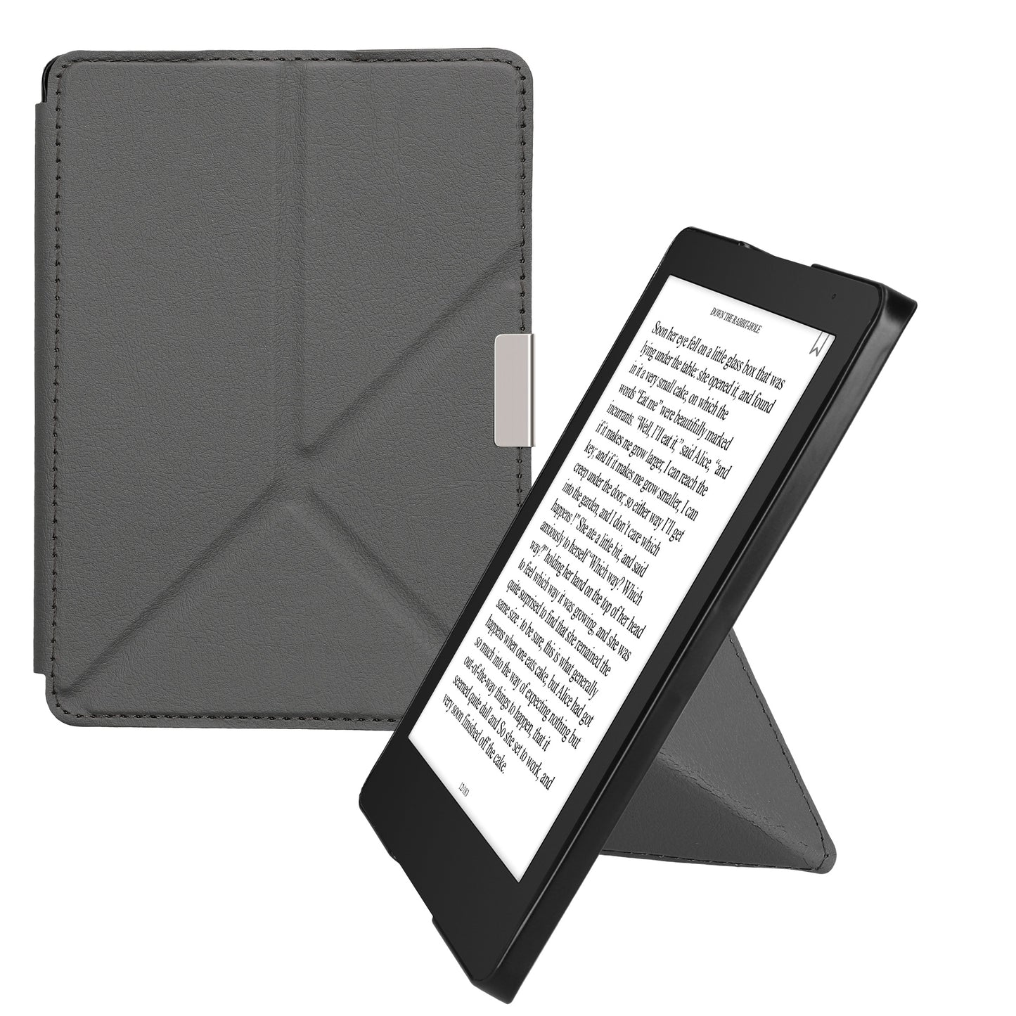 kwmobile Case for Kobo Aura Edition 2 - eReader Foldable Cover with Auto Sleep Function - Stand Case