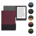 kwmobile Hülle kompatibel mit Kobo Aura Edition 2 - Canvas eReader Schutzhülle Cover Case - Dunkelrot Schwarz Dunkelrot  [dsg02]