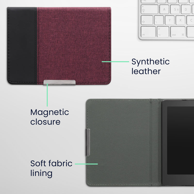 kwmobile Case Compatible with Kobo Aura Edition 2 Cover Case