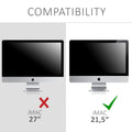 kwmobile Protective Cover Compatible with Apple iMac 21.5" - PC Screen Cover - Computer Cover Case