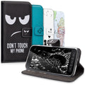 Faux Leather Case compatible with Samsung Galaxy Xcover 4 / 4S