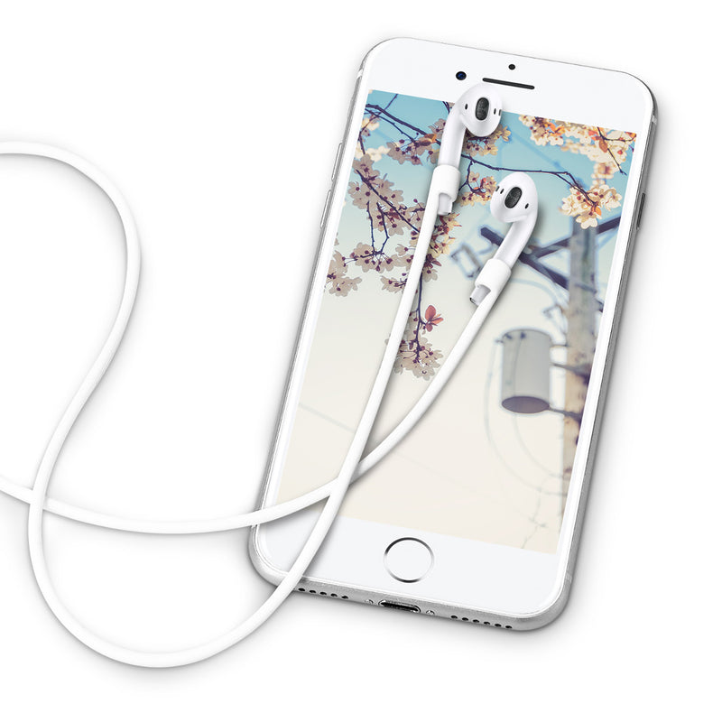 kwmobile Lanyard compatible with Apple Airpods 1 / 2 / Pro / 3 Headphones - Headphone Holder Strap
