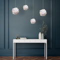 kwmobile Puzzle Lampshade Hanging Lamp - Ceiling Lamp Pendant Light - Puzzle Lamp min. 15 Designs - Size M Ø approx. 27 cm