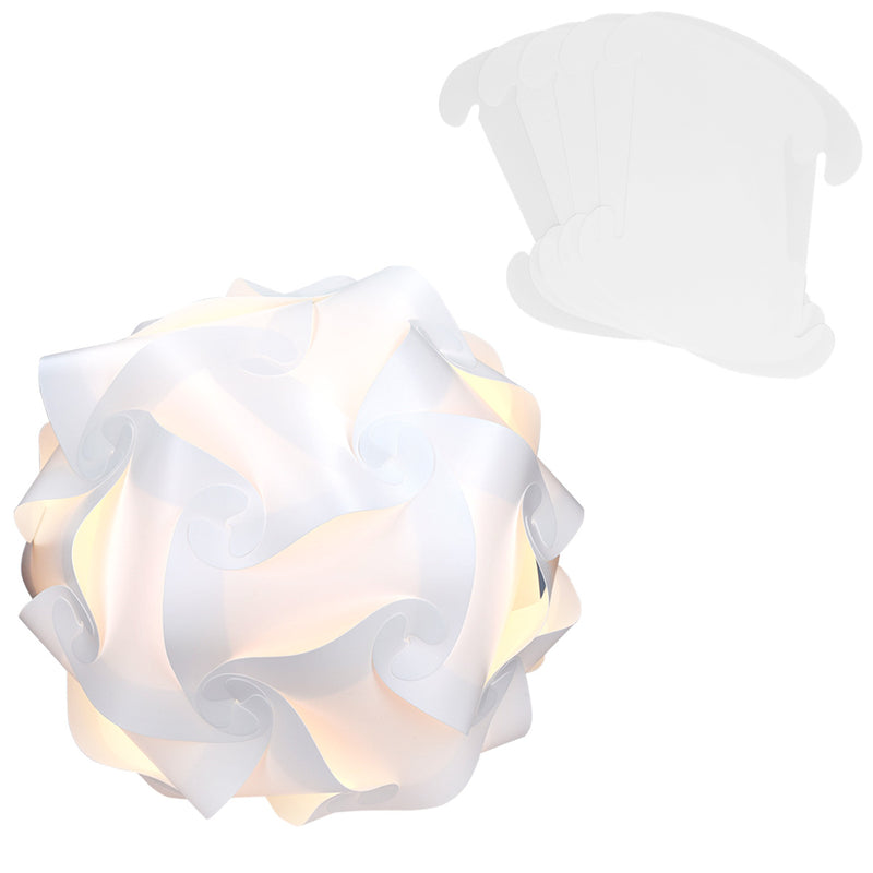 kwmobile Puzzle Lampshade Hanging Lamp - Ceiling Lamp Pendant Light - Puzzle Lamp min. 15 Designs - Size M Ø approx. 27 cm