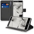 kwmobile Wallet Case Compatible with Huawei P10 Lite - Cover with Stand and Card Slots