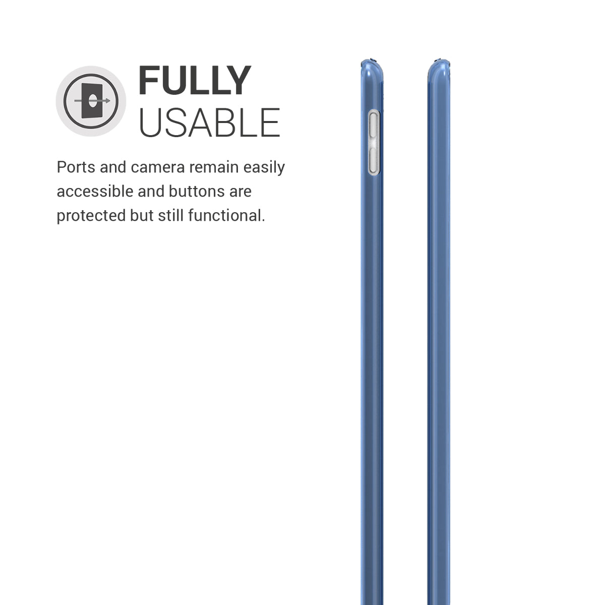 Silicone Case compatible with Apple iPad 9.7 (2017 / 2018)