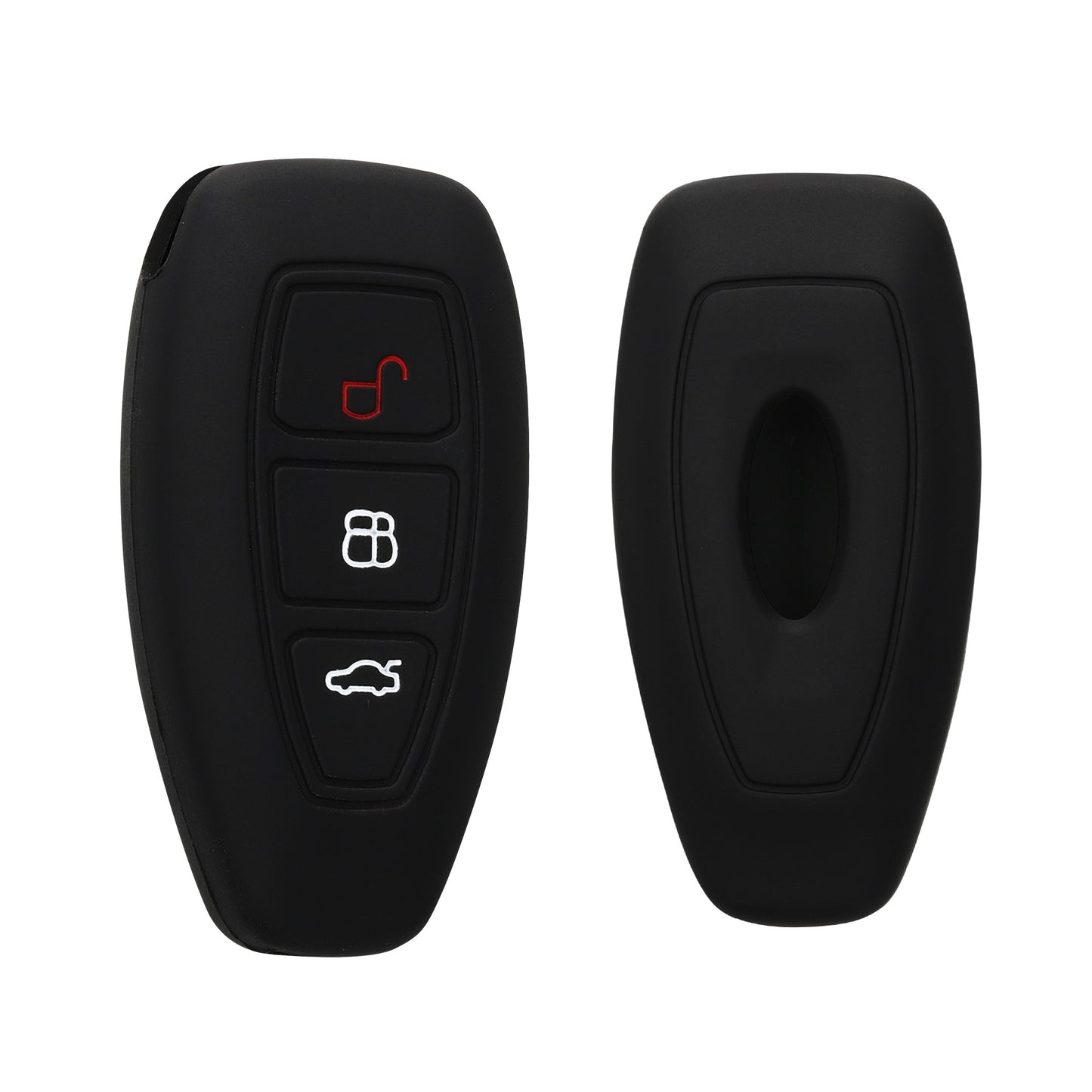 kwmobile Car Key Cover Compatible with Ford 3-Button Car Key Keyless Go