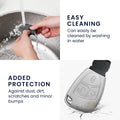 kwmobile Car Key Cover compatible with Mercedes Benz 2-3 Button Car Key - Key Cover