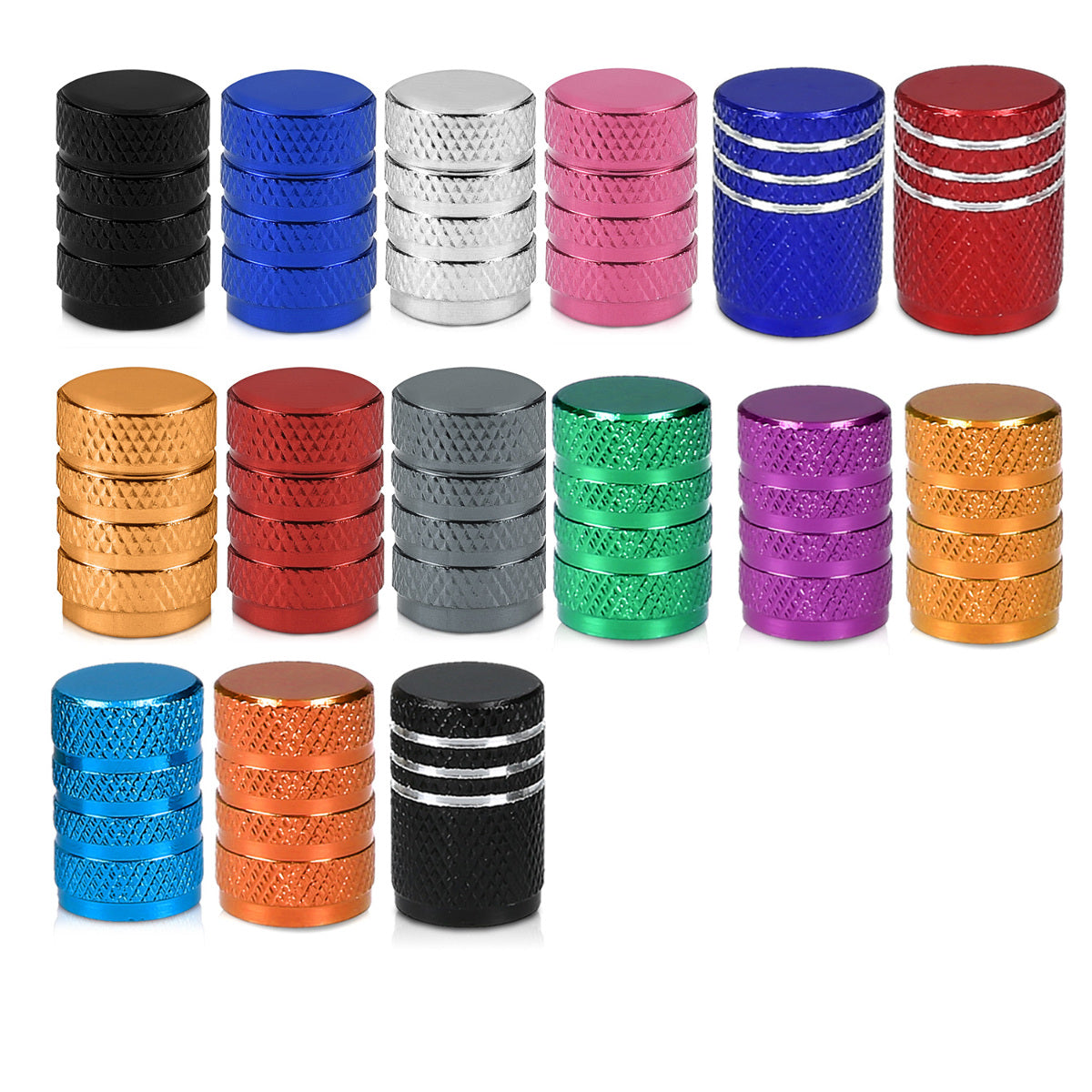 kwmobile Car Valve Caps Cover Car Valve Schrader Valve Caps Car Bicycle Motorcycle Valve Covers