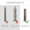 kwmobile Car Valve Caps Cover Car Valve Schrader Valve Caps Car Bicycle Motorcycle Valve Covers