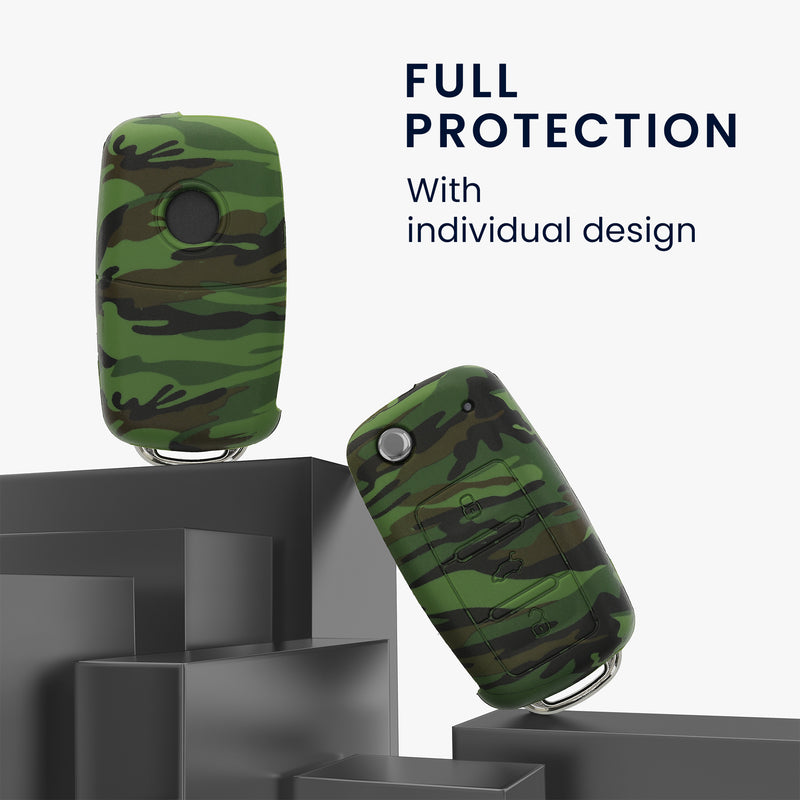 Silicone cover compatible with VW Skoda Seat car key