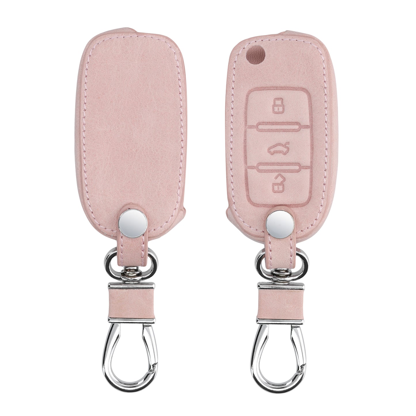 Faux Leather Case compatible with VW Skoda Seat Car Key