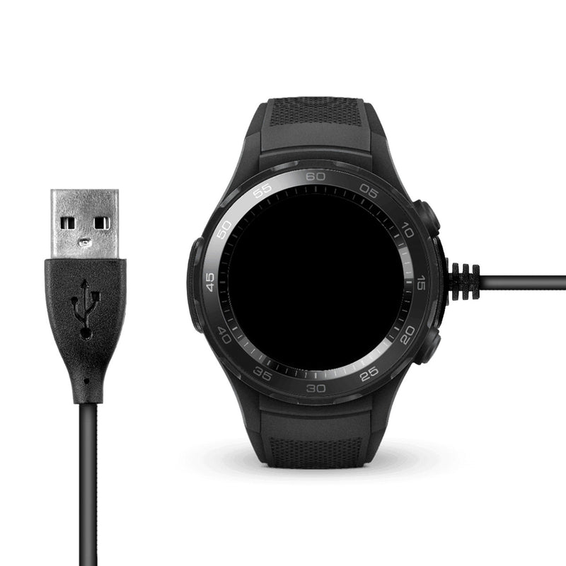 kwmobile USB Cable Charger compatible with Huawei Watch 2 Charging Cable Smart Watch Replacement Cable Fitness Tracker Charging Cable