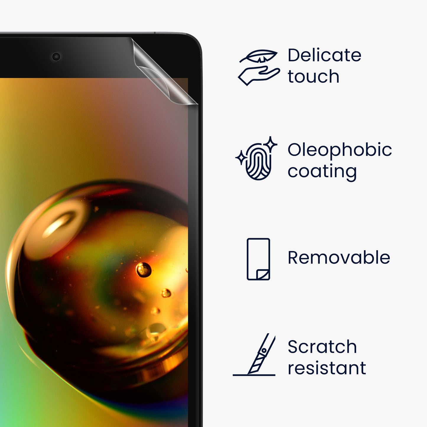 2x Film compatible with Apple iPad Mini 5 (2019)