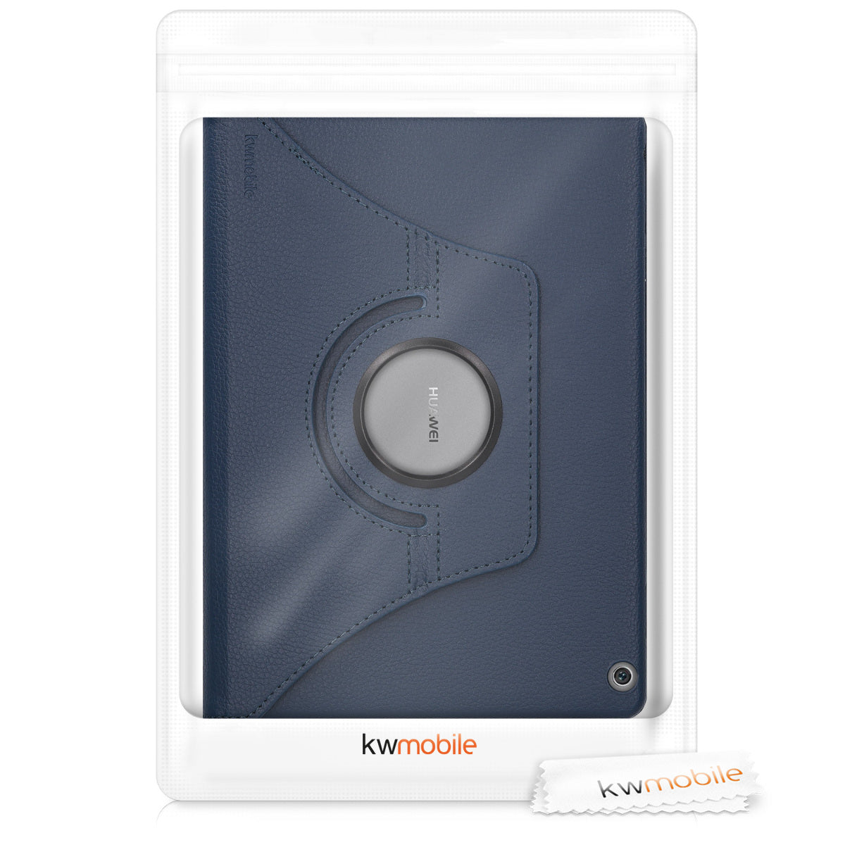 kwmobile Protective Case Compatible with Huawei MediaPad M3 Lite 10 - 360° Tablet Cover Case
