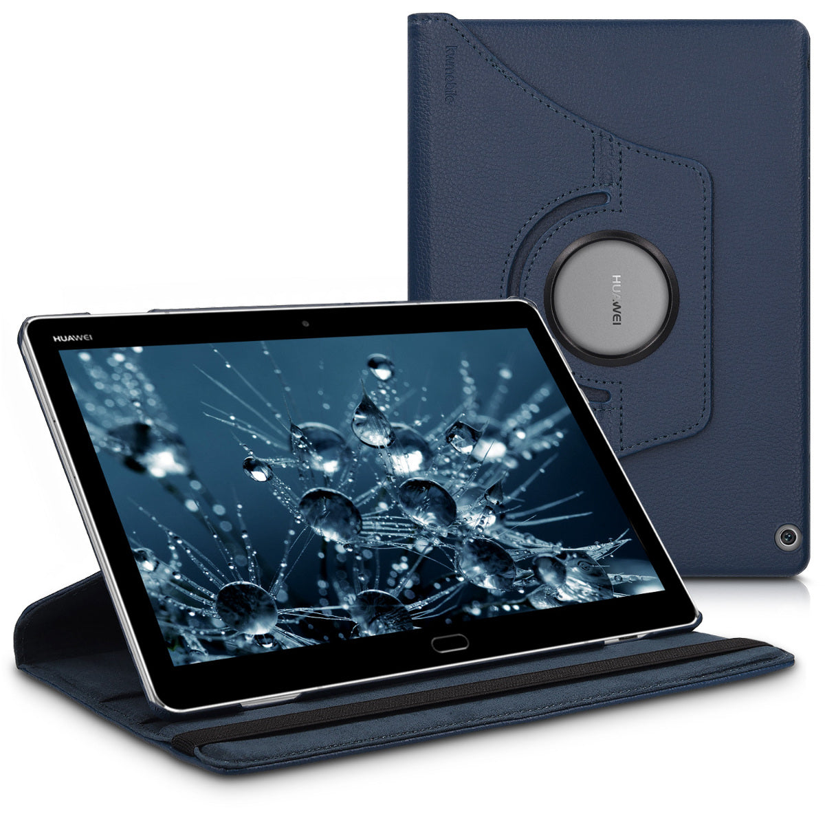 kwmobile Protective Case Compatible with Huawei MediaPad M3 Lite 10 - 360° Tablet Cover Case