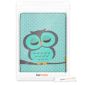 kwmobile Protective Case for Kobo Aura H2O Edition 2 - eReader Flip Case with Auto Sleep Function - Sleeping Owl