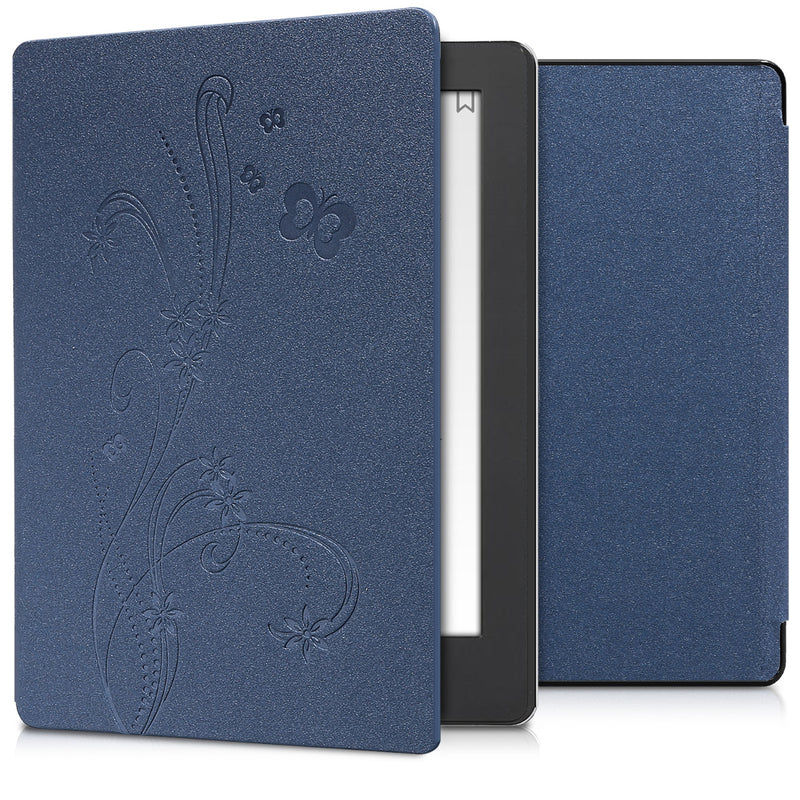 kwmobile Protective Case for Kobo Aura H2O Edition 2 - eReader Flip Case with Auto Sleep Function - Sleeping Owl