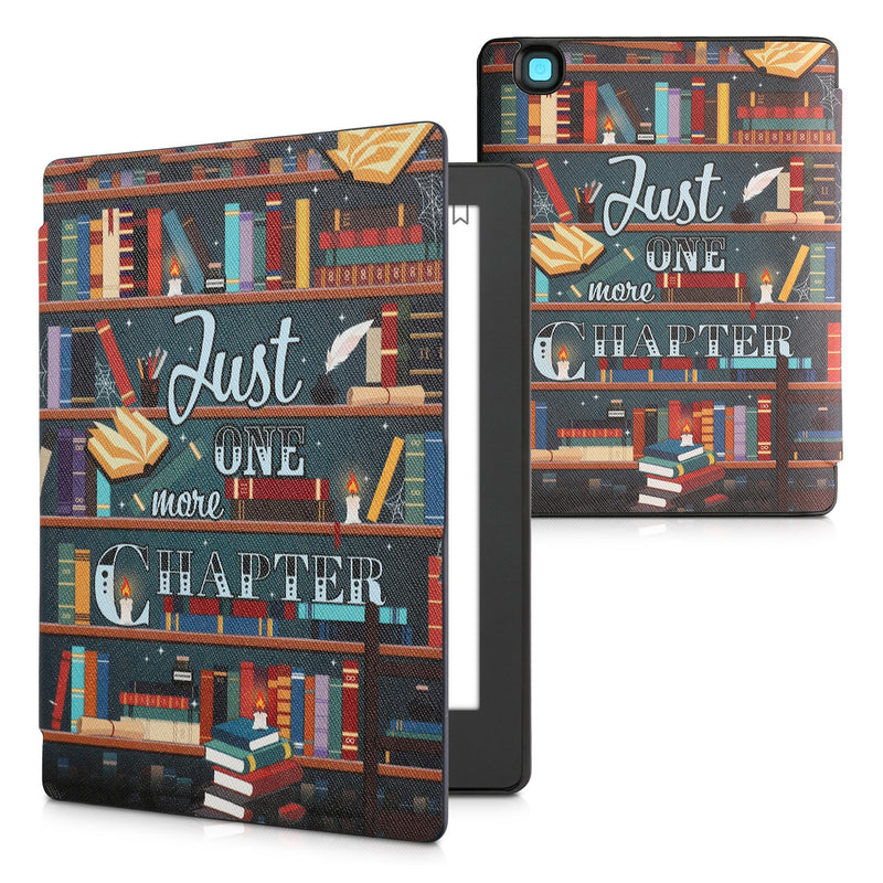 kwmobile Protective Case for Kobo Aura H2O Edition 2 - eReader Flip Case with Auto Sleep Function - Sleeping Owl