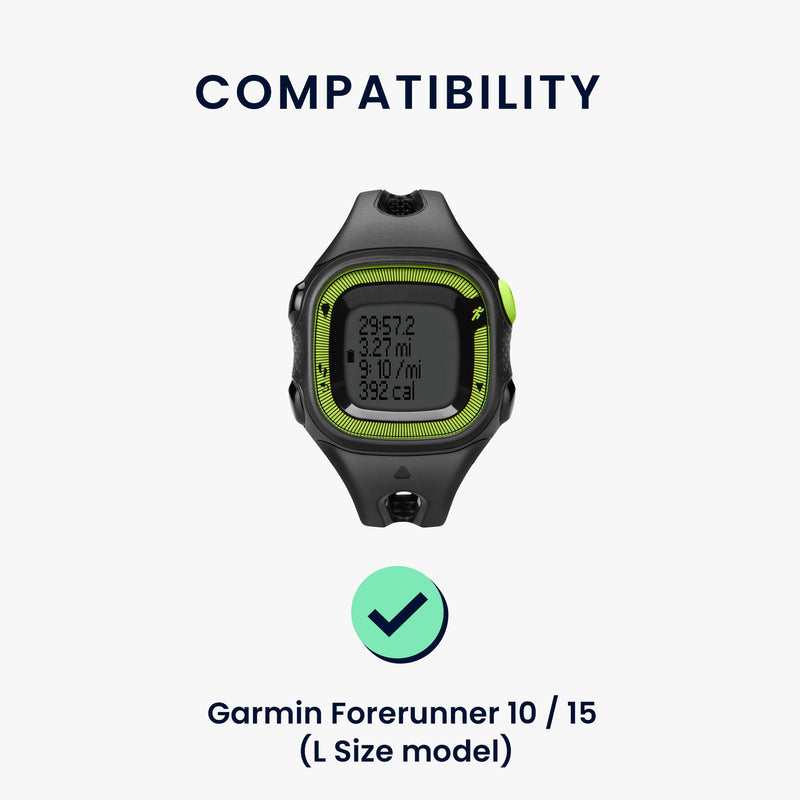 kwmobile Silicone Watch Strap for Garmin Forerunner 10 / 15 Strap Replacement Strap for Fitness Tracker Replacement Strap Smartwatch