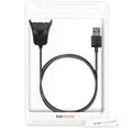 kwmobile USB Cable Charger compatible with TomTom Adventurer/Runner 3/Spark 3/Golfer 2 Charging Cable - Smart Watch Replacement Cable - Fitness Tracker Charging Cable