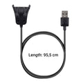 kwmobile USB Cable Charger compatible with TomTom Adventurer/Runner 3/Spark 3/Golfer 2 Charging Cable - Smart Watch Replacement Cable - Fitness Tracker Charging Cable