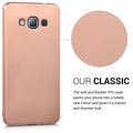 kwmobile Phone Case for Samsung Galaxy J3 (2016) DUOS Case - Metallic Shimmer Silicone Case - Protective Cover