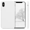 kwmobile Case for Apple iPhone X - Silicone Phone Cover - Wireless Charging Protective Case