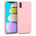 kwmobile Case for Apple iPhone X - Silicone Phone Cover - Wireless Charging Protective Case