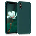 kwmobile Case for Apple iPhone X - Silicone Phone Cover - Wireless Charging Protective Case