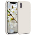kwmobile Case for Apple iPhone X - Silicone Phone Cover - Wireless Charging Protective Case