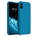 kwmobile Case for Apple iPhone X - Silicone Phone Cover - Wireless Charging Protective Case