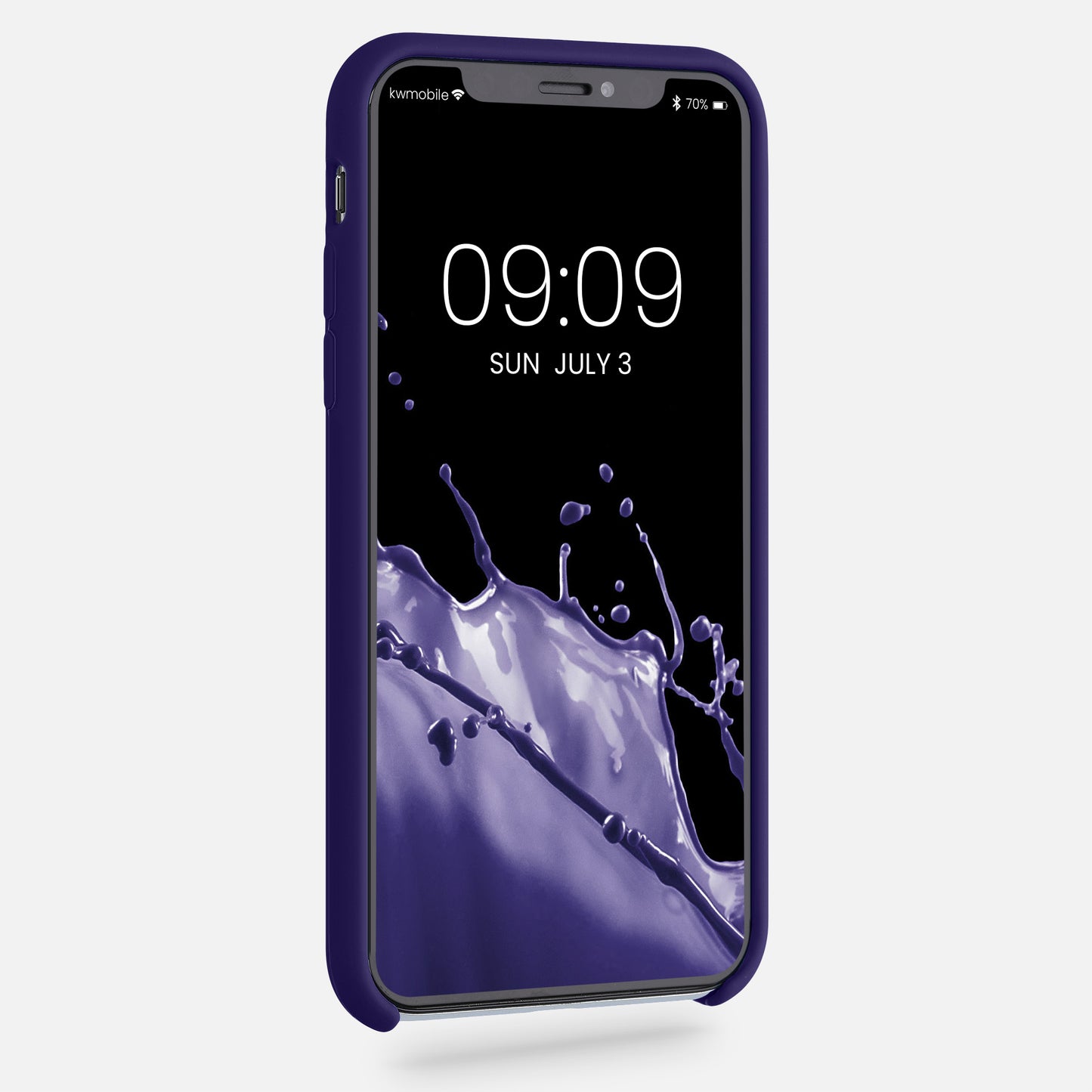 kwmobile Case for Apple iPhone X - Silicone Phone Cover - Wireless Charging Protective Case