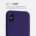 kwmobile Case for Apple iPhone X - Silicone Phone Cover - Wireless Charging Protective Case