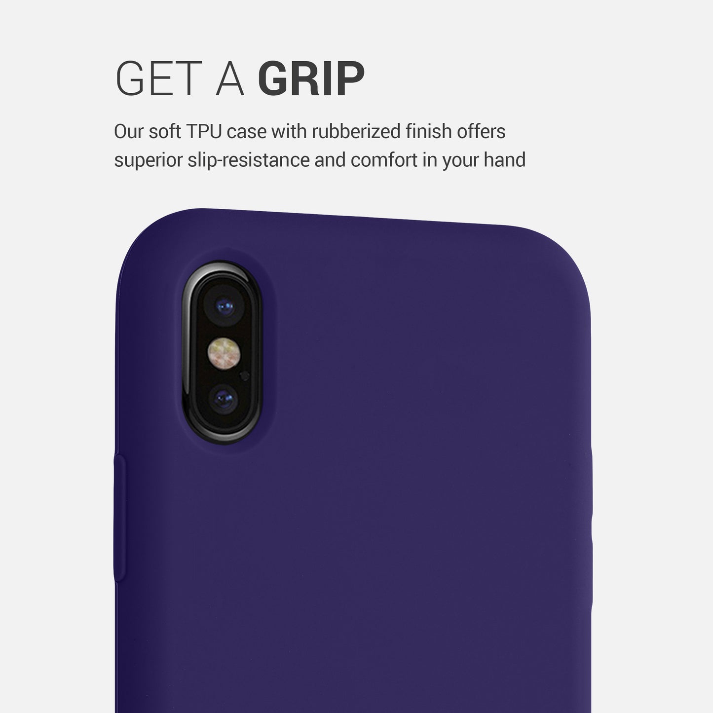 kwmobile Case for Apple iPhone X - Silicone Phone Cover - Wireless Charging Protective Case