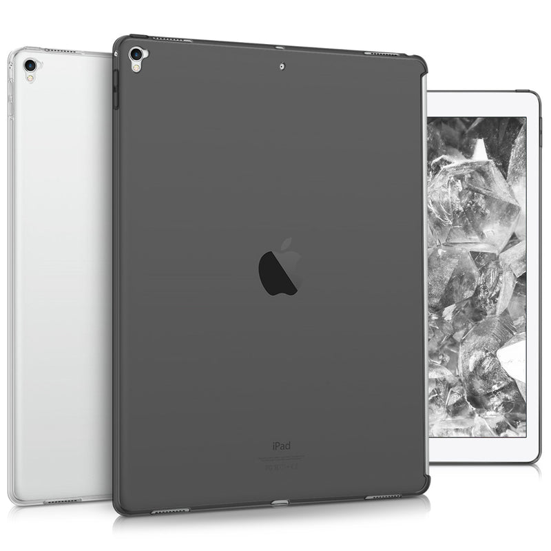 kwmobile Hülle kompatibel mit Apple iPad Pro 12,9" (2015 / 2017) - Tablet Cover - Tab Case Silikon Schutzhülle in Transparent Transparent  