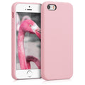 kwmobile Case for Apple iPhone SE (1st Gen 2016) / iPhone 5 / iPhone 5S - Silicone Case - Wireless Charging - Protective Cover