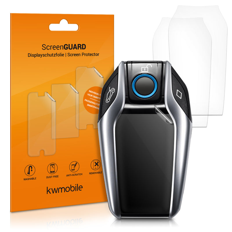 3x Screen Protector compatible with BMW Display Key Car Key