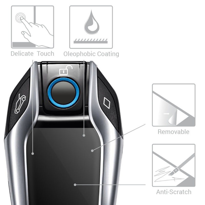 3x Screen Protector compatible with BMW Display Key Car Key